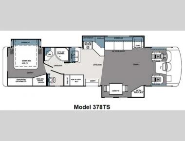 Floorplan - 2012 Forest River RV Georgetown XL 378TS