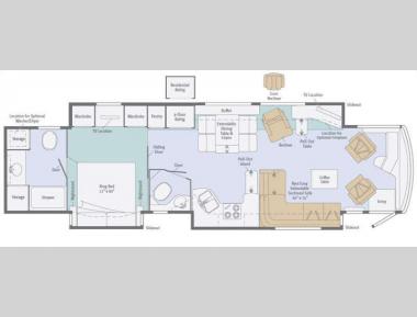 Floorplan - 2012 Itasca Ellipse 42QD