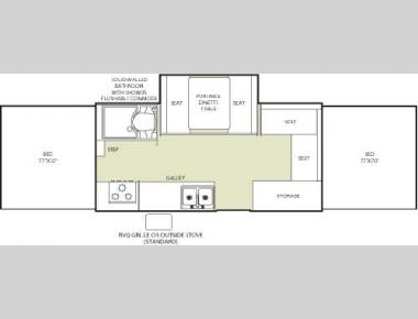 Floorplan - 2006 Fleetwood RV Highlander Niagara