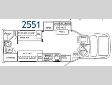 Floorplan - 2012 Phoenix USA Phoenix Cruiser 2551