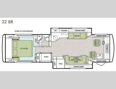 Floorplan - 2013 Tiffin Motorhomes Allegro Breeze 32 BR