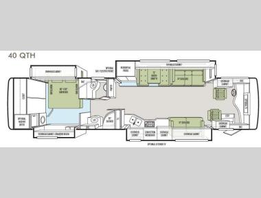 Floorplan - 2013 Tiffin Motorhomes Phaeton 40 QTH