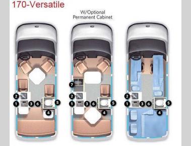 Floorplan - 2013 Roadtrek 170-Versatile
