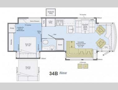 Floorplan - 2013 Itasca Meridian 34B