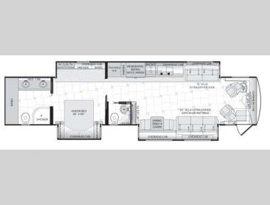 Floorplan - 2013 American Coach American Eagle 45B