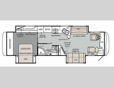 Floorplan - 2013 Monaco Knight 36 PFT