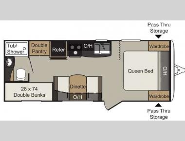 Floorplan - 2013 Keystone RV Passport 238ML Express