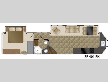 Floorplan - 2014 Heartland Fairfield 401FK