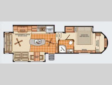 Floorplan - 2014 Dynamax Trilogy 3650RL