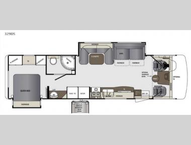 Floorplan - 2015 Forest River RV Georgetown 329DSF