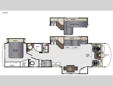 Floorplan - 2015 Forest River RV Georgetown XL 378TSF