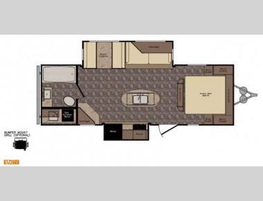 Floorplan - 2015 CrossRoads RV ReZerve RTZ26RB