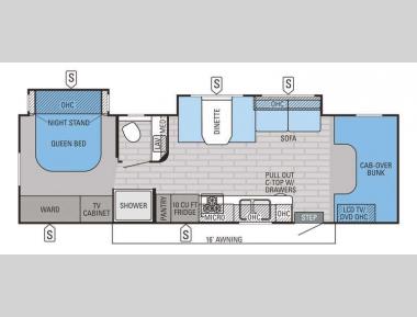 Floorplan - 2015 Jayco Greyhawk 29MV