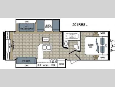 Floorplan - 2015 Dutchmen RV Kodiak 291RESL Ultimate