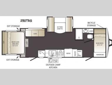 Floorplan - 2015 Keystone RV Outback Terrain Ultra Lite 250TRS