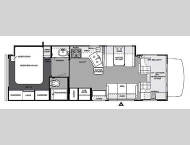 Floorplan - 2015 Forest River RV Forester 3051S Ford