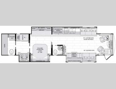 Floorplan - 2015 American Coach American Heritage 45T