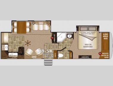 Floorplan - 2015 Northwood Arctic Fox 29-5K