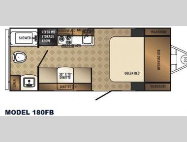 Floorplan - 2015 Palomino PaloMini 180FB