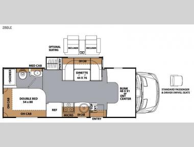 Floorplan - 2016 Coachmen RV Prism 2150 LE