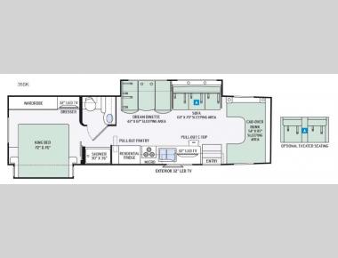 Floorplan - 2016 Thor Motor Coach Four Winds Super C 35SK