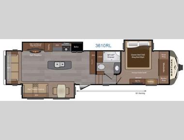 Floorplan - 2016 Keystone RV Montana 3610 RL