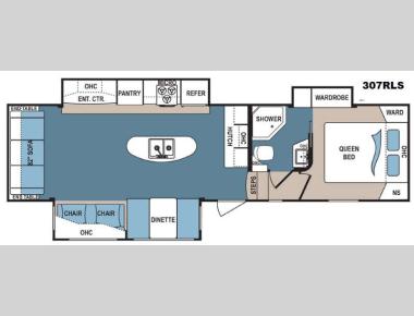 Floorplan - 2016 Dutchmen RV Denali 307RLS