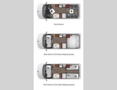 Floorplan - 2016 Roadtrek Zion Zion