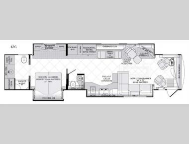 Floorplan - 2016 American Coach American Tradition 42G