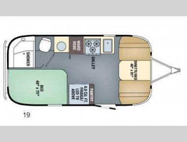 Floorplan - 2016 Airstream RV International Signature 19