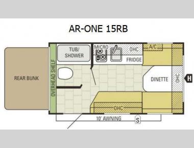 Floorplan - 2017 Starcraft AR-ONE 15RB