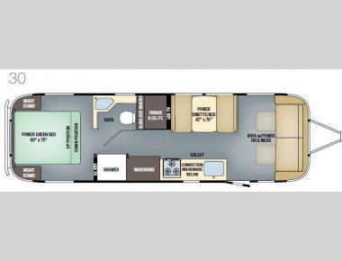 Floorplan - 2017 Airstream RV Classic 30