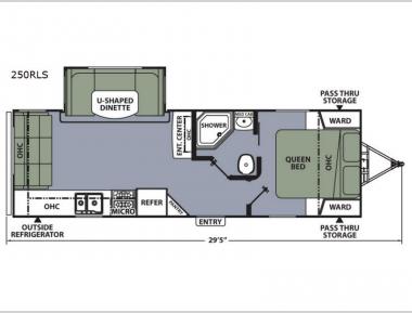 Floorplan - 2017 Coachmen RV Apex Ultra-Lite 250RLS