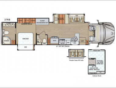 Floorplan - 2017 Dynamax DX3 37RB