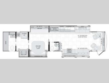 Floorplan - 2014 American Coach American Heritage 45T