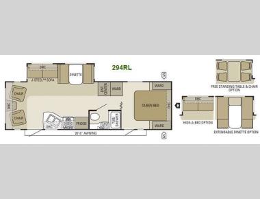 Floorplan - 2011 Starcraft  Lexion S-Lite 294RL