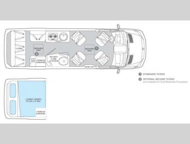 Floorplan - 2012 Airstream RV Interstate Interstate Lounge