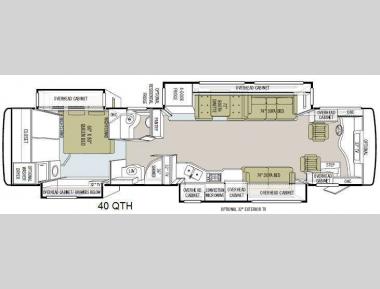 Floorplan - 2012 Tiffin Motorhomes Phaeton 40 QTH