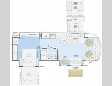 Floorplan - 2012 Winnebago Journey 34Y