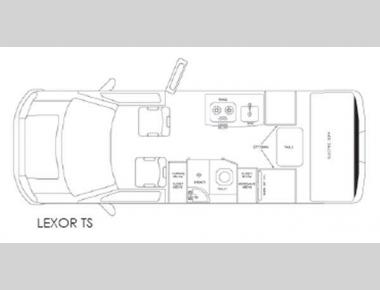 Floorplan - 2013 Pleasure-Way Lexor TS