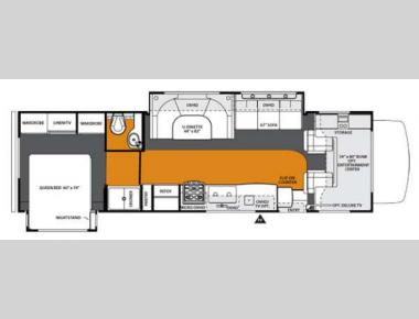 Floorplan - 2013 Forest River RV Forester 3011DS Ford