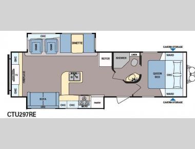Floorplan - 2013 Dutchmen RV Coleman Explorer CTU297RE