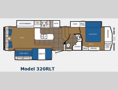 Floorplan - 2014 Prime Time Manufacturing Crusader 320RLT