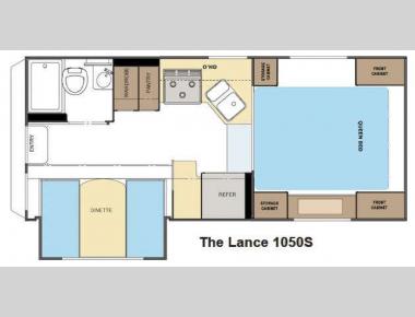 Floorplan - 2014 Lance 1050S