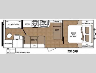 Floorplan - 2014 Dutchmen RV Aspen Trail 2510RB