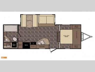 Floorplan - 2015 CrossRoads RV Sunset Trail Super Lite ST250RB