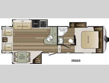 Floorplan - 2015 Keystone RV Cougar X-Lite 28SGS