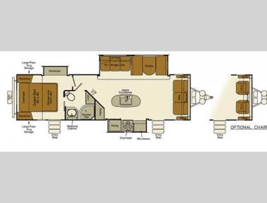 Floorplan - 2015 EverGreen RV Ever-Lite 275FLS