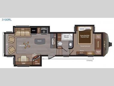 Floorplan - 2015 Keystone RV Montana 3100 RL