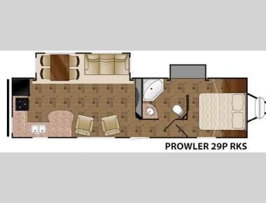 Floorplan - 2015 Heartland Prowler 29P RKS
